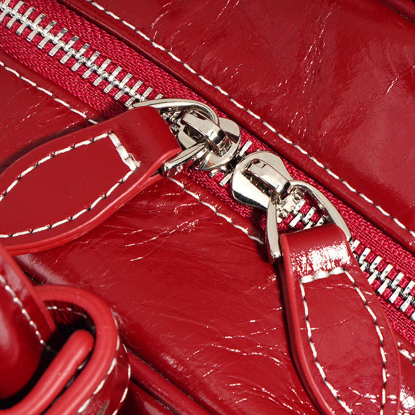 Top Handle Bag in Leather