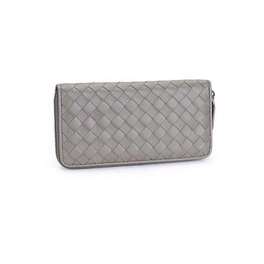 Weave Wallet in Leather