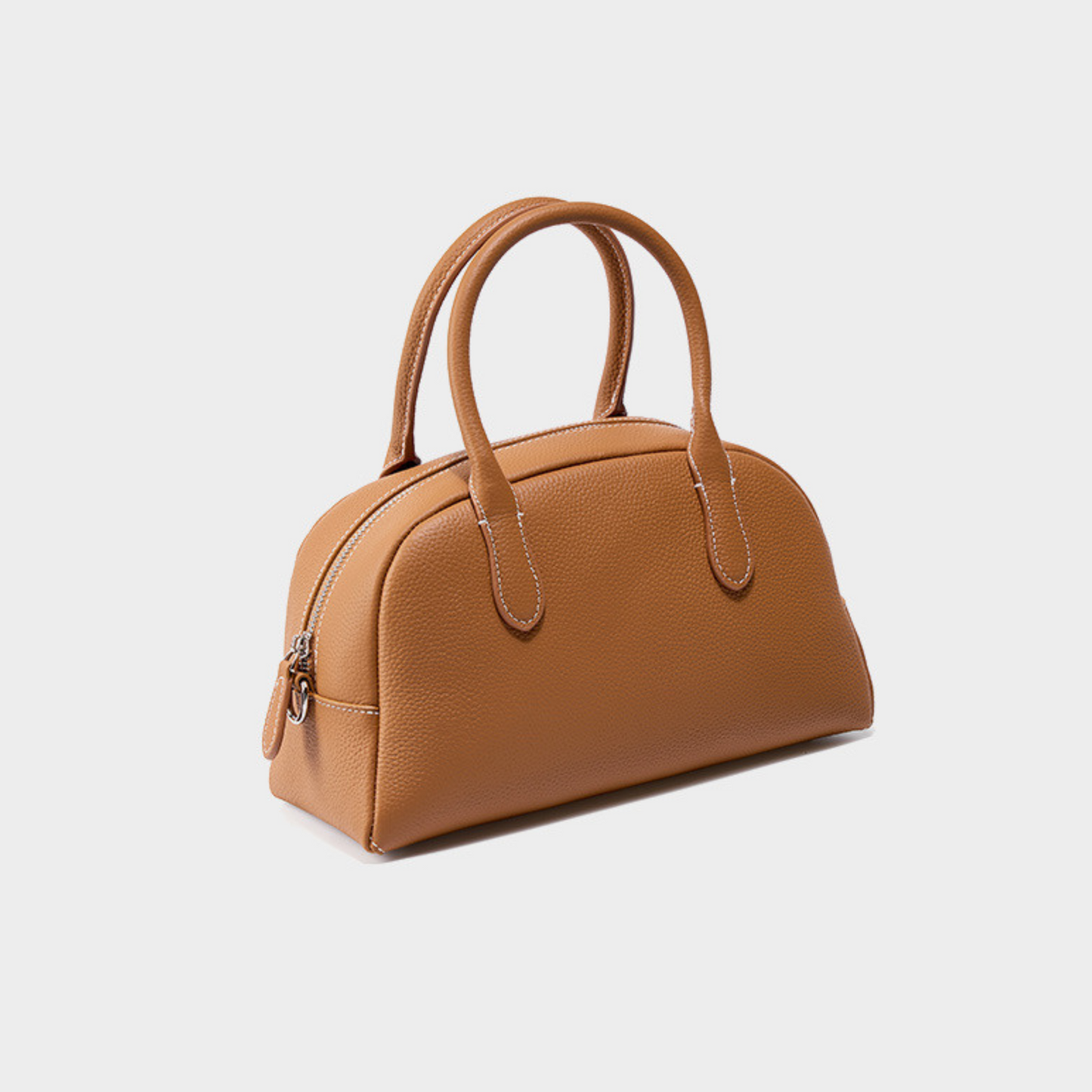 Top Handle Bag in Leather