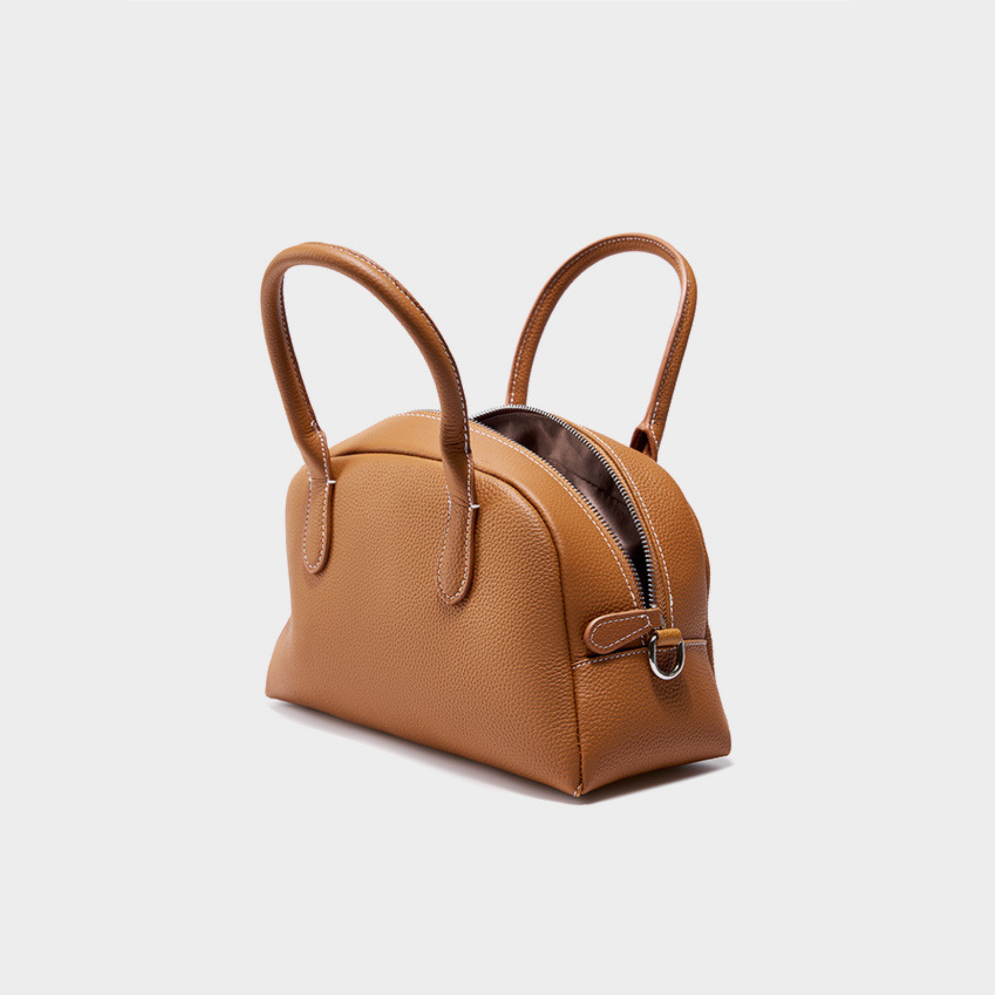 Top Handle Bag in Leather