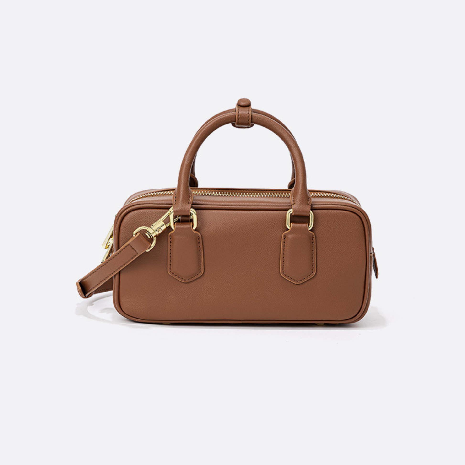 Top Handle Bag in Leather