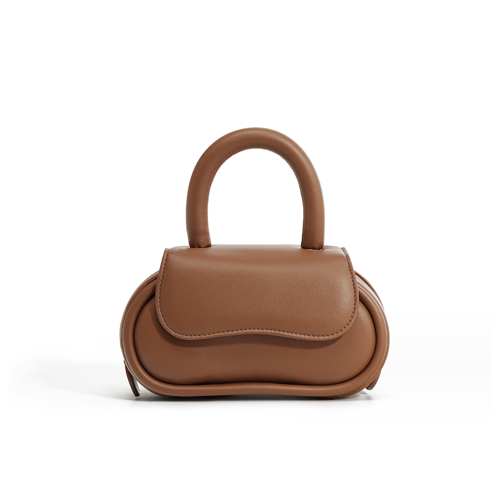 Top Handle Bag in Leather