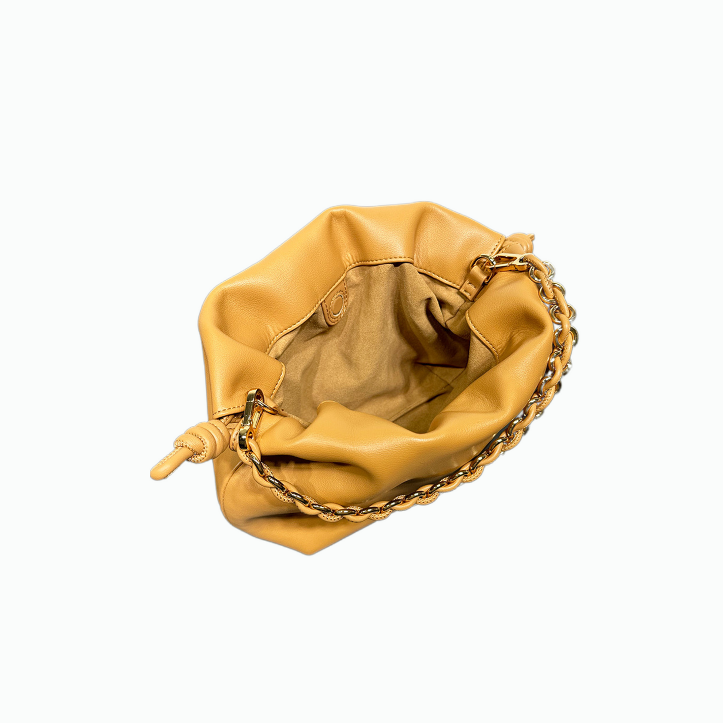 Dumpling Bag in Leather