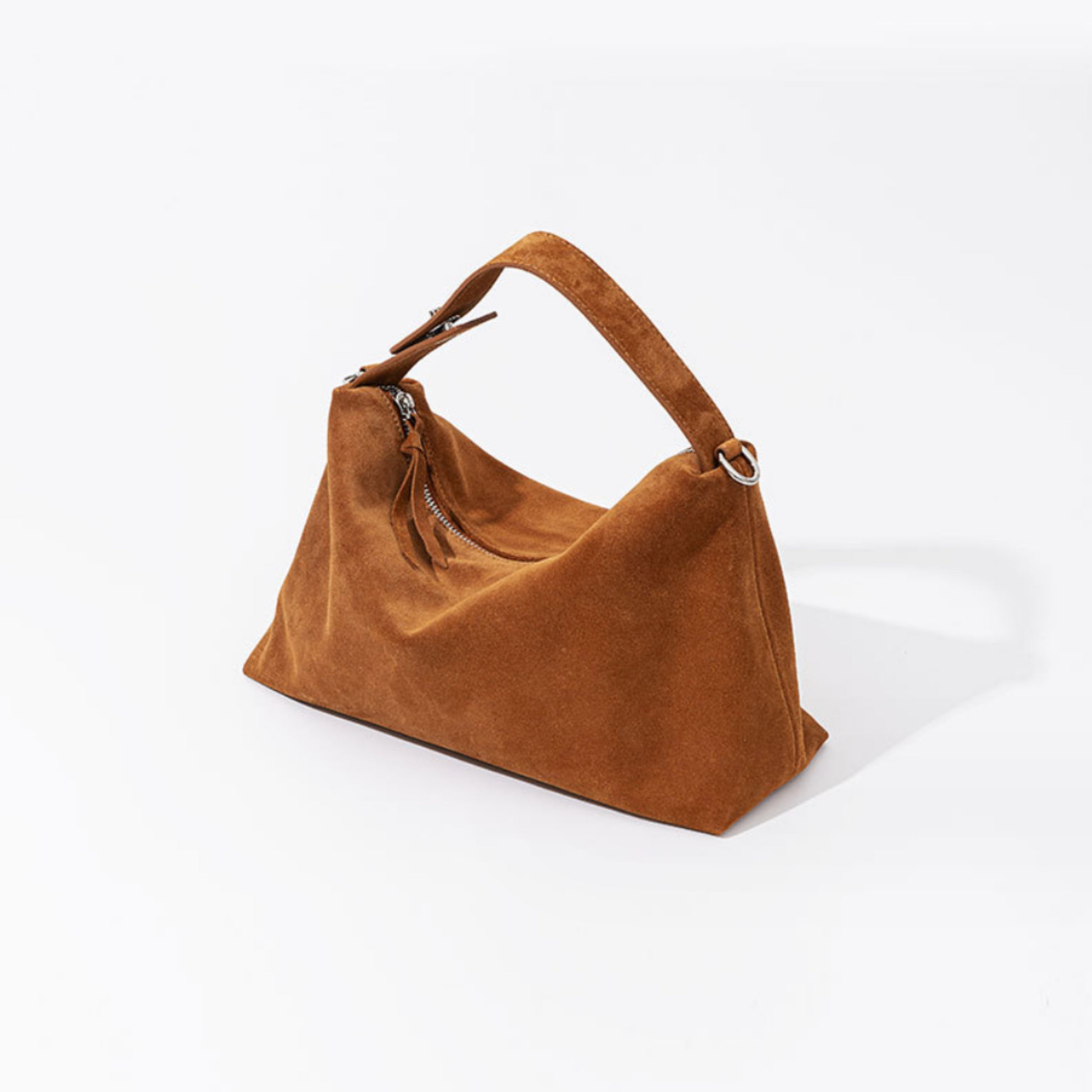 Shoulder Bag in Suede