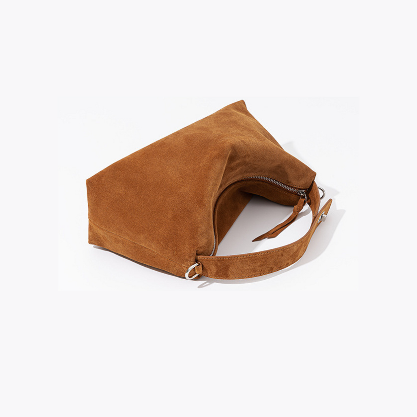 Shoulder Bag in Suede