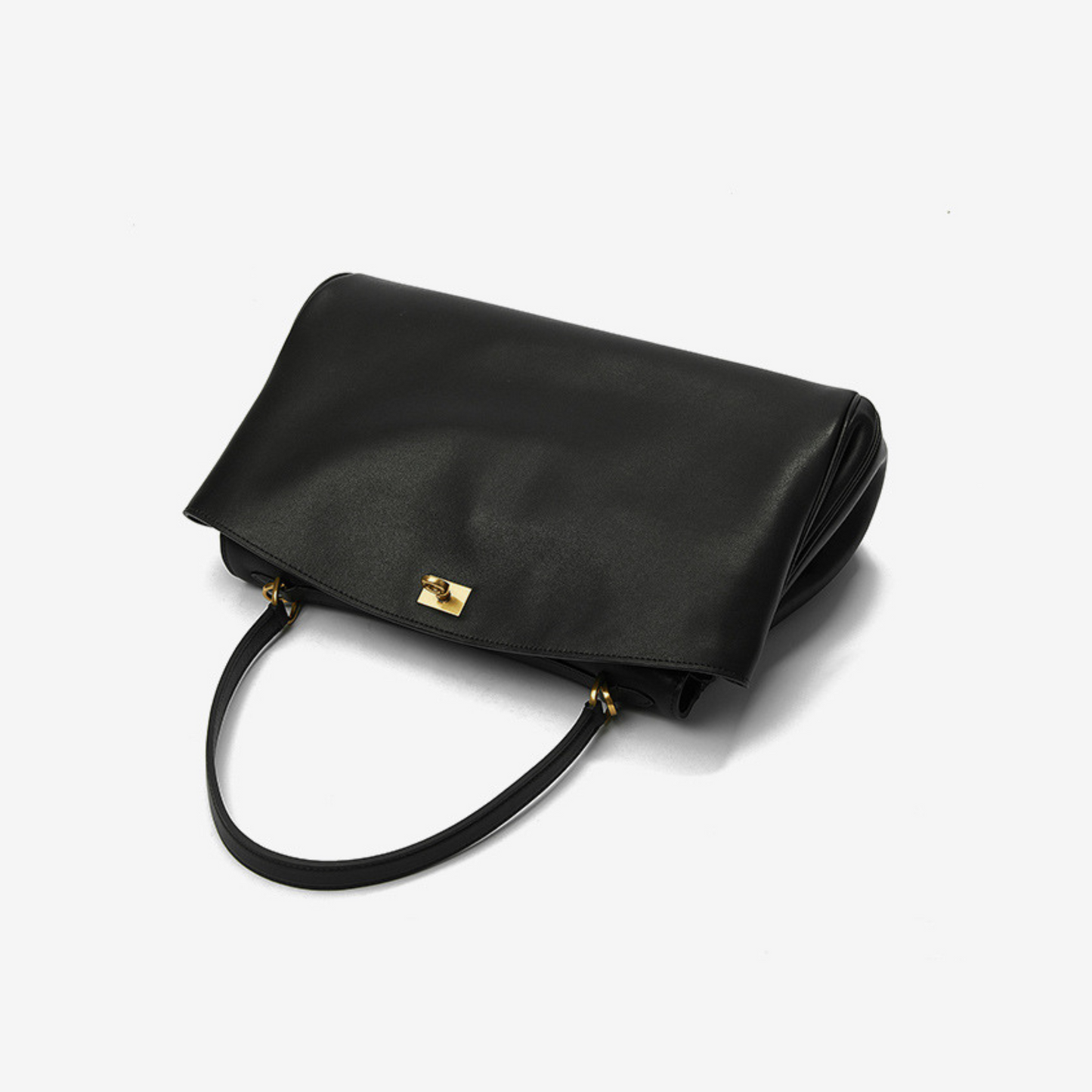 Top Handle Bag in Leather