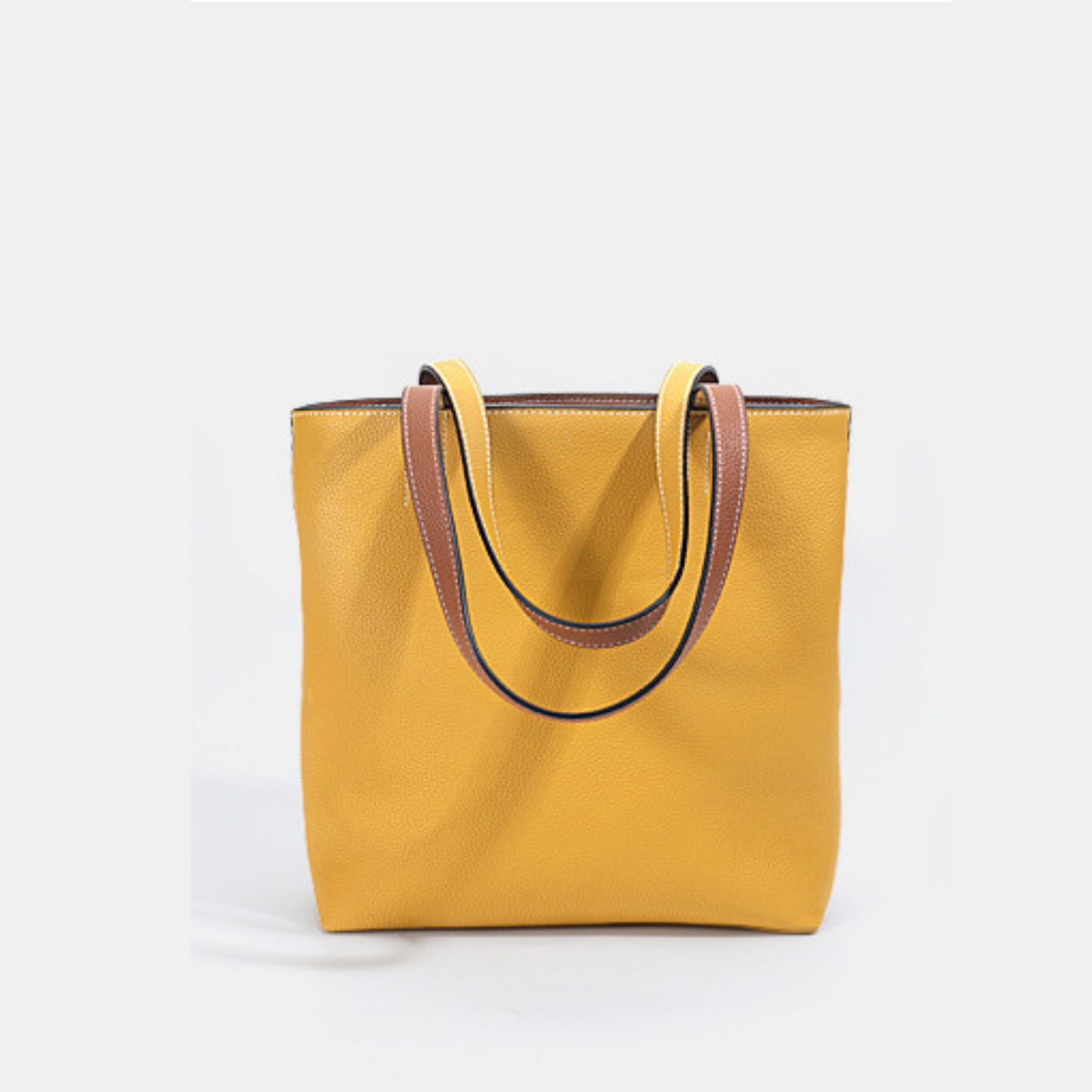 Reversible Tote Bag in Leather